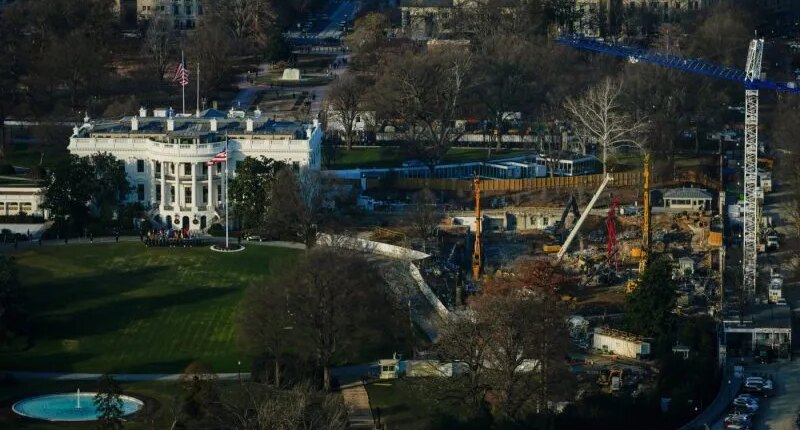 Trump shops for marble for White House ballroom