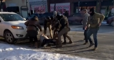 Pretti was face down and was struck by an officer before being shot.