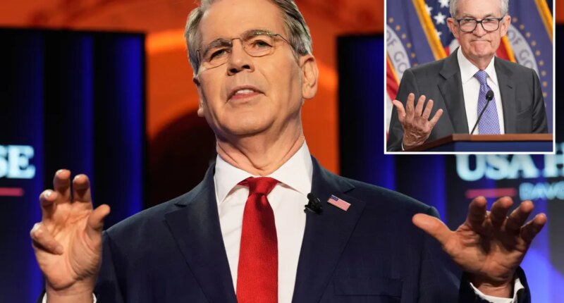 Trump's Fed chair decision could come next week, says Treasury Secretary Scott Bessent