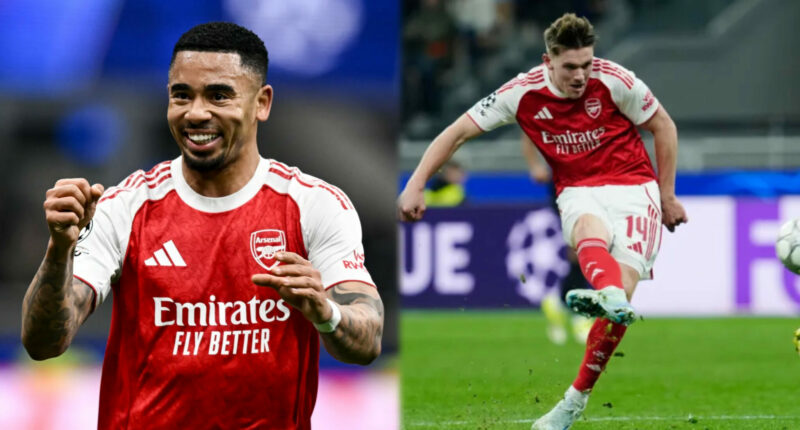 UCL: Jesus double powers Arsenal past Inter at San Siro