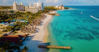 Palm Beach Aruba Caribbean,