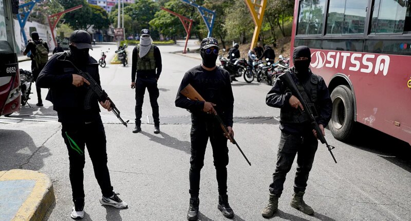 US warns Americans to leave Venezuela immediately as armed militias set up roadblocks