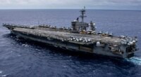 USS Abraham Lincoln Aircraft Carrier Strike Group makes move amid threat from Iran