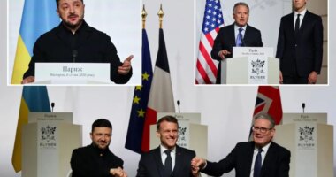 Ukrainian allies reach security guarantee deal, plan for UK and French boots on the ground after cease-fire