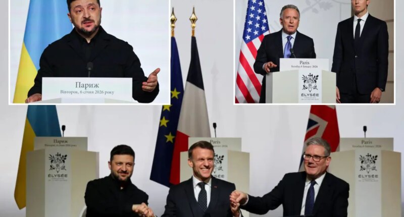 Ukrainian allies reach security guarantee deal, plan for UK and French boots on the ground after cease-fire