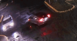 Video shows police officer ambushed in patrol car in explosion of gunfire; suspect found dead after shootout