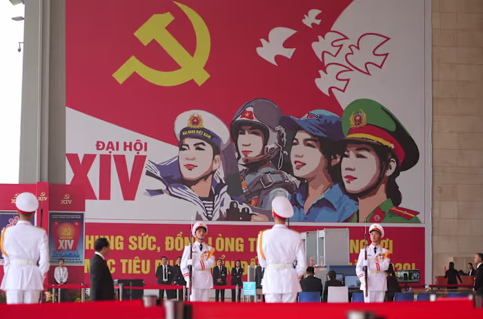 Vietnam party meeting opens with leadership and economic growth on the line