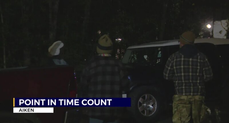 Volunteers begin Point in Time count in Aiken