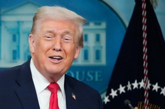 Watch: Trump Escapes Wrath of Binder Clip in Humorous Moment From 'Accomplishments' Press Briefing