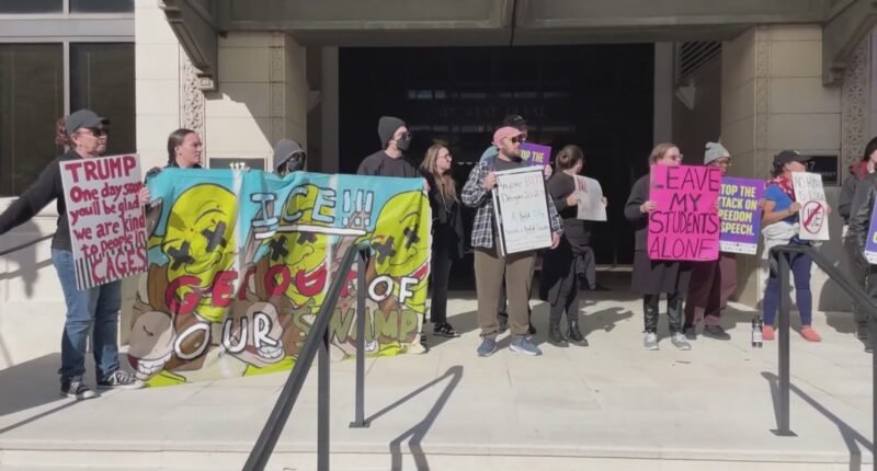 'We must do better': Protesters rally at Jacksonville City Hall, demand mayor speak out against ICE