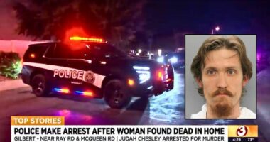 'Well, now it's my ex': Boyfriend blasts girlfriend in the face with Glock 9 mm, then calls his dad to tell him how he put a bullet 'into her chin,' cops say