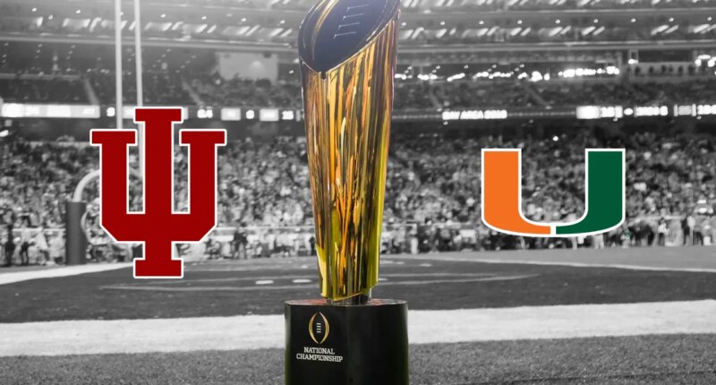 What time is the National Championship Game on tonight? Where to watch Indiana vs. Miami live online