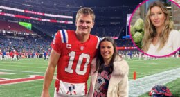 Wife of Patriots’ Drake Maye Addresses Gisele Bundchen Hate on Her Social Media
