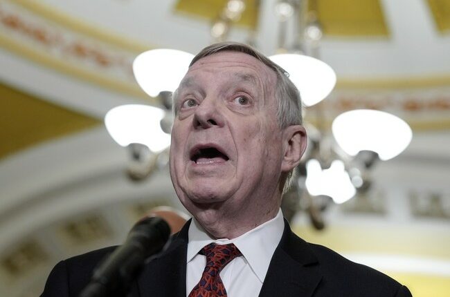 Wild: Dick Durbin Shares Fake AI Picture of Pretti Shooting on Senate Floor Because Nothing Matters