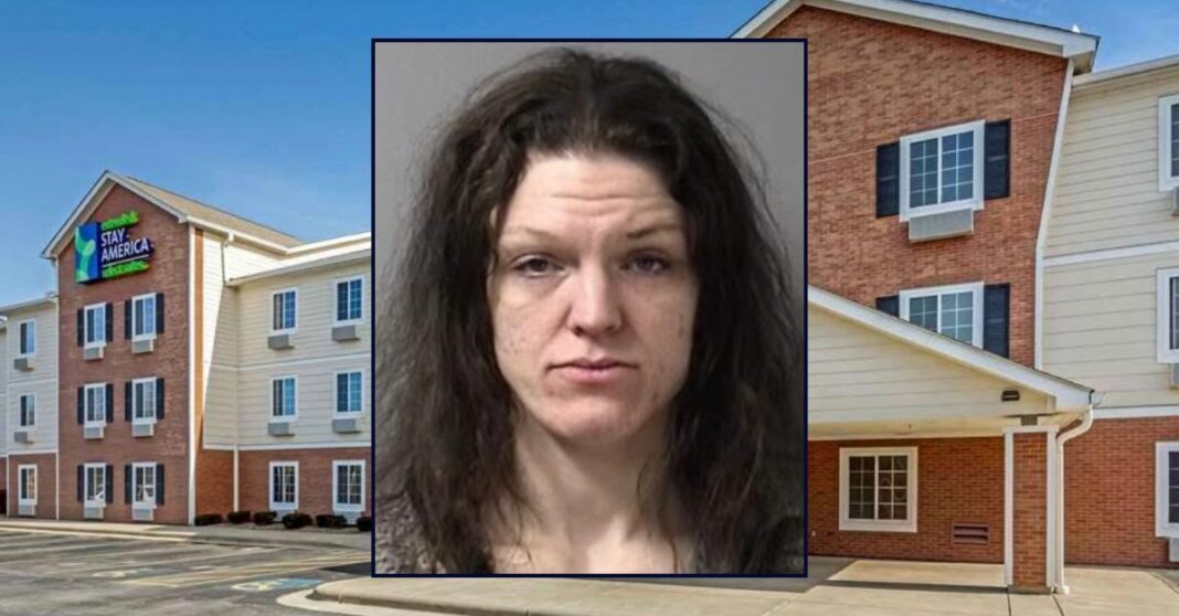 Young kids found wandering outside hotel 'in temperatures of 8 degrees' while barely dressed, mom arrested