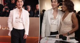 ‘Heated Rivalry’ star Hudson Williams shocks Gayle King with NSFW remark at Golden Globes 2026