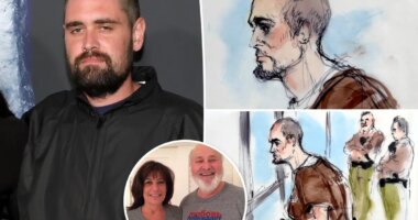 ‘Smirking’ Nick Reiner seen with sunken eyes, shaved head in new court sketches