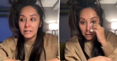 ‘Terrified’ Nicole ‘Snooki’ Polizzi breaks down in tears as she reveals ‘scary’ cancer news