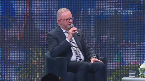 Albanese touted the idea of extending the project to Melbourne at the Future Victoria Summit.