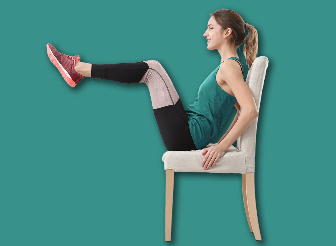5 Chair Exercises That Flatten Lower Belly Overhang After 60, According to a Trainer