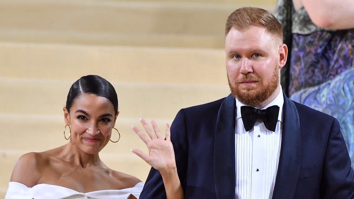 AOC hits back at critics over Munich speech fiasco as fiancé snores