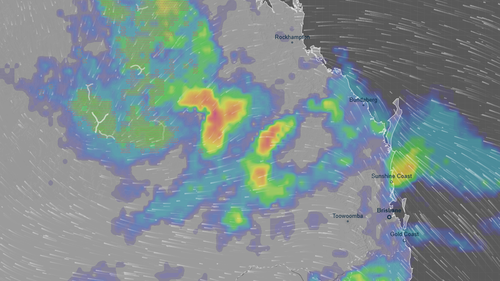 Large parts of Queensland are on alert for heavy rain and rapid river rises.
