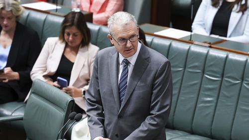 Minister for Home Affairs, Minister for Immigration and Citizenship, Minister for Cyber Security, Minister for the Arts and Leader of the House Tony Burke during the presentation and motion for second reading of the Combatting Antisemitism, Hate and Extremism (Firearms and Customs Laws) Bill 2026, in the House of Representatives at Parliament House in Canberra on Tuesday 20 January 2026. fedpol Photo: Alex Ellinghausen