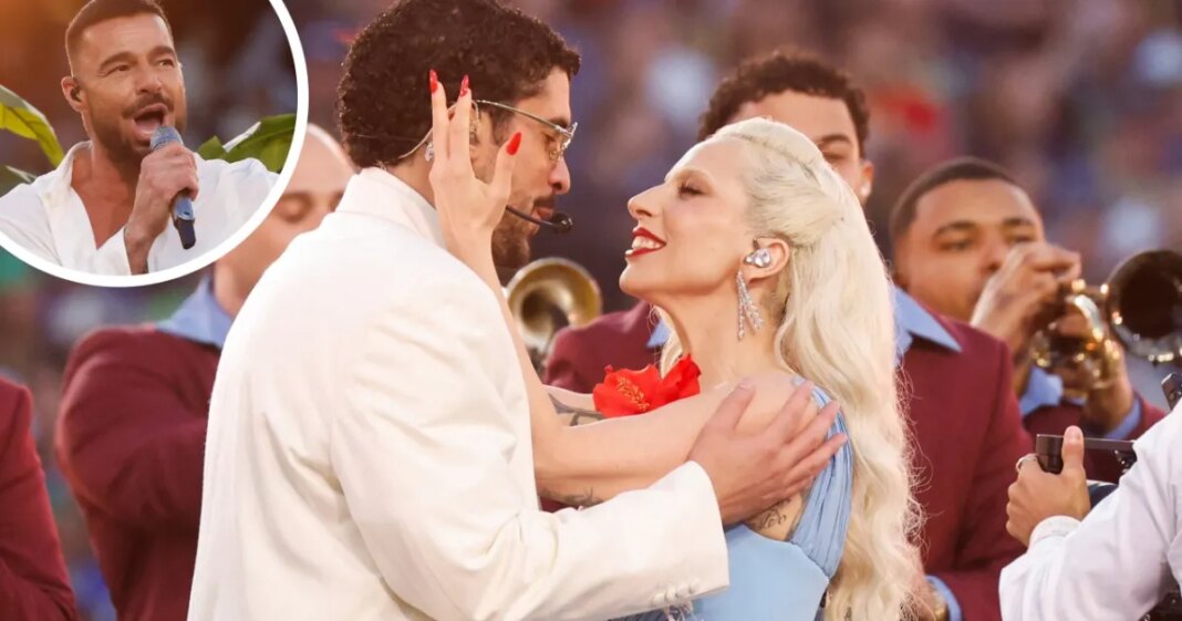 Bad Bunny Brings Out Lady Gaga, Ricky Martin and More in Energetic Super Bowl Halftime Performance - InTouch Weekly