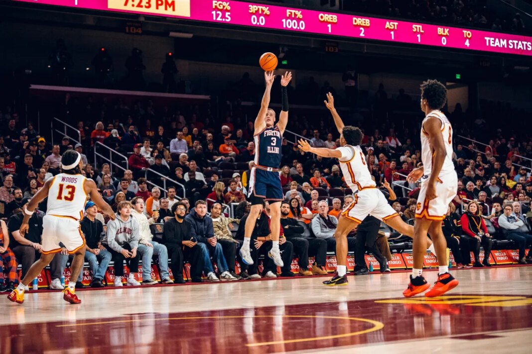 Balanced attack leads Illini to lopsided win at USC