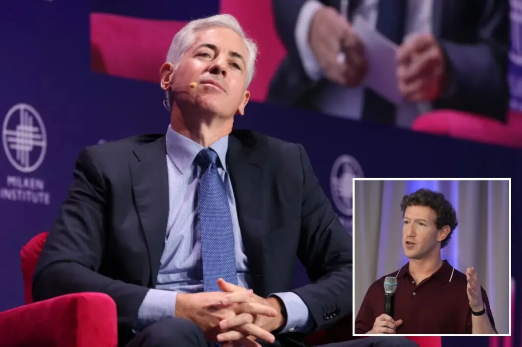 Bill Ackman backs Mark Zuckerberg’s Meta with $2B investment