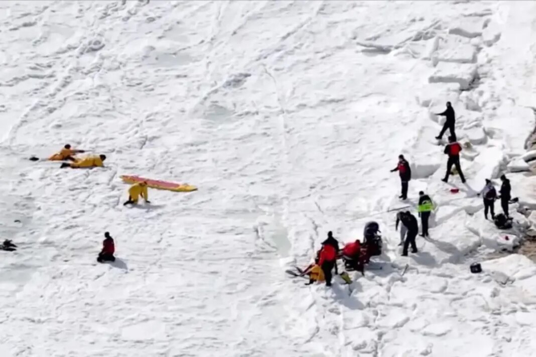 Cape Cod woman dies after plunging into frozen river walking dog with missing husband