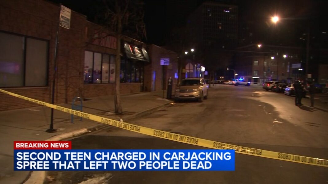 Carjacking Chicago: Shooting, crime spree from Lakeview to South Side ends with 2 dead; Marquese Hill and teen charged