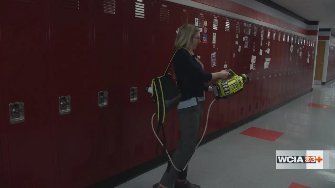 Champaign Co. school getting back on track after half of school out sick