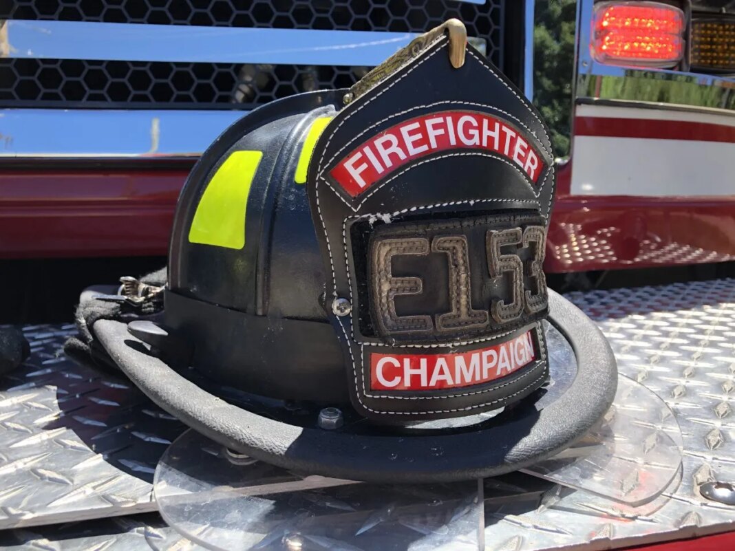 Champaign Fire Department extinguishes truck fire on U of I campus