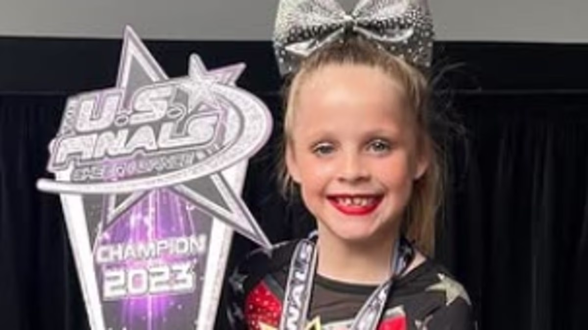 Cheerleader, 8, dies from huge brain bleed after performing backflips