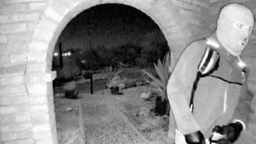 Chilling images of man on doorstep of US TV anchor's missing mum