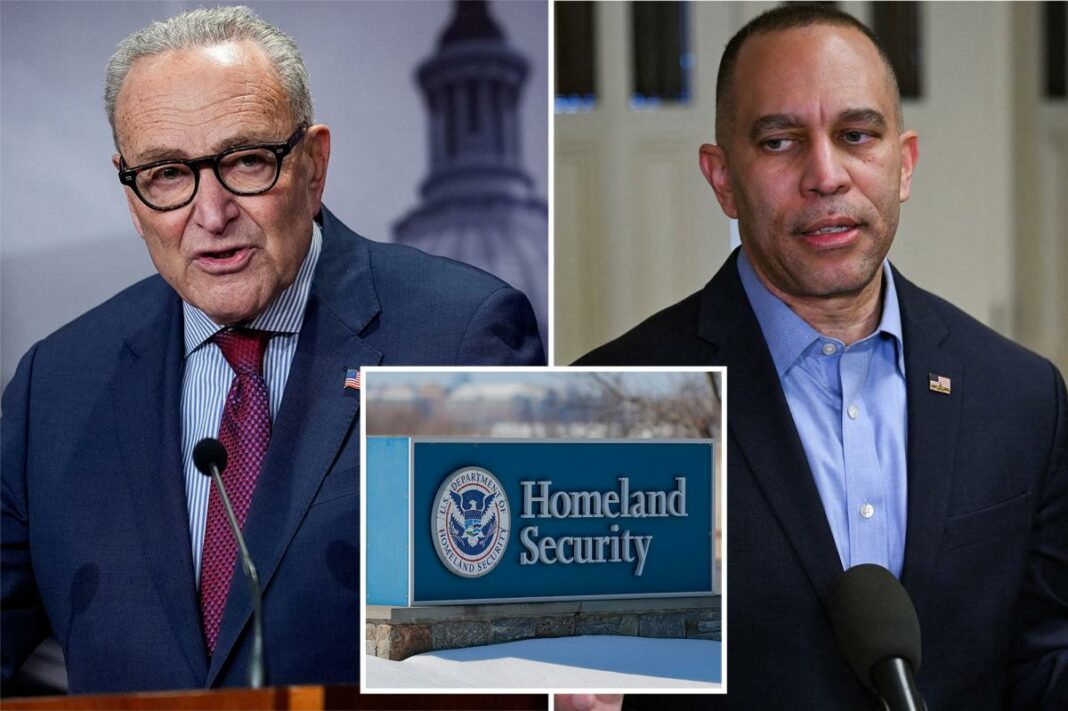 Chuck Schumer says there are only 3 sticking points in DHS shutdown as thousands of federal workers go unpaid