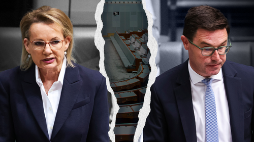 The Coalition has split for the second time in less than a year as Opposition Leader Sussan Ley refuses to comment and Nationals Leader David Littleproud rules the agreement with the Liberal Party as "untenable".