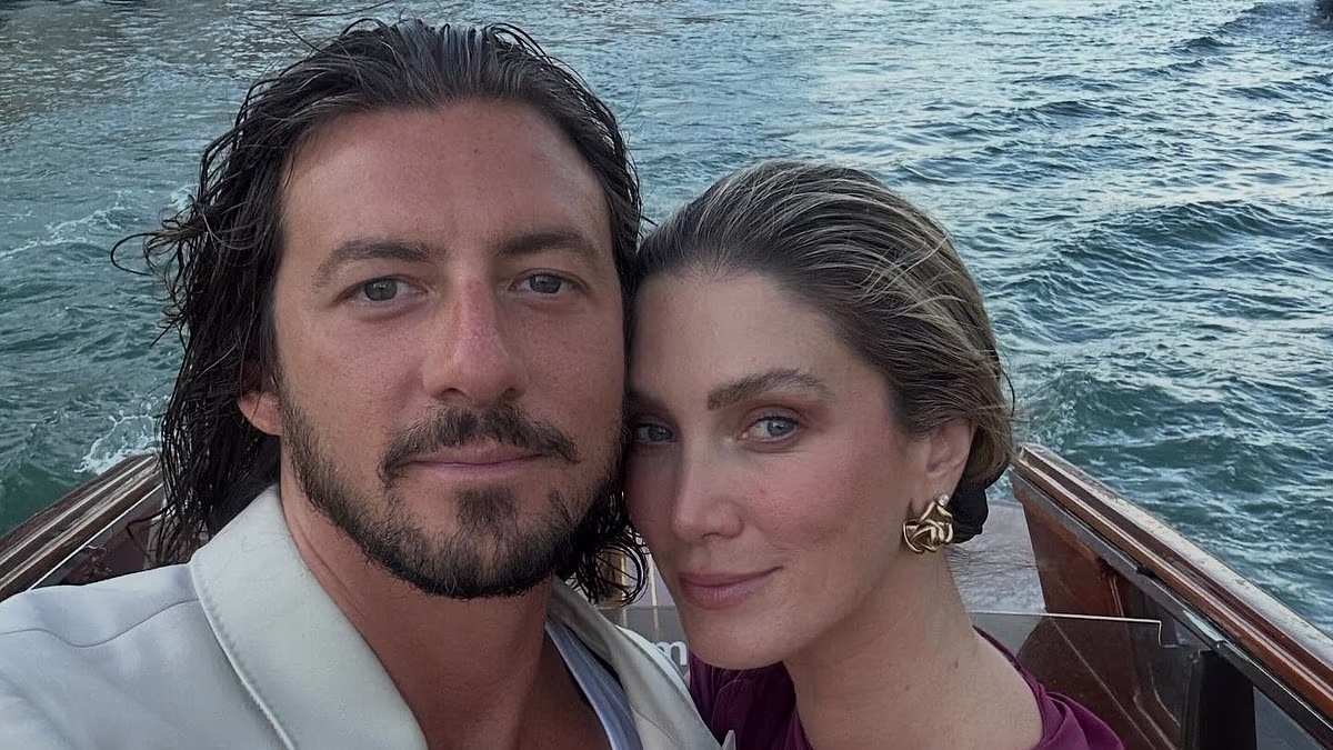 Delta Goodrem and husband celebrate first Valentine's Day