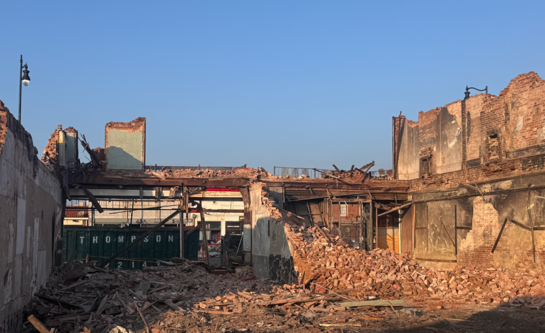 Demolition underway on Broad Street, Hotel Development planned for Downtown Augusta