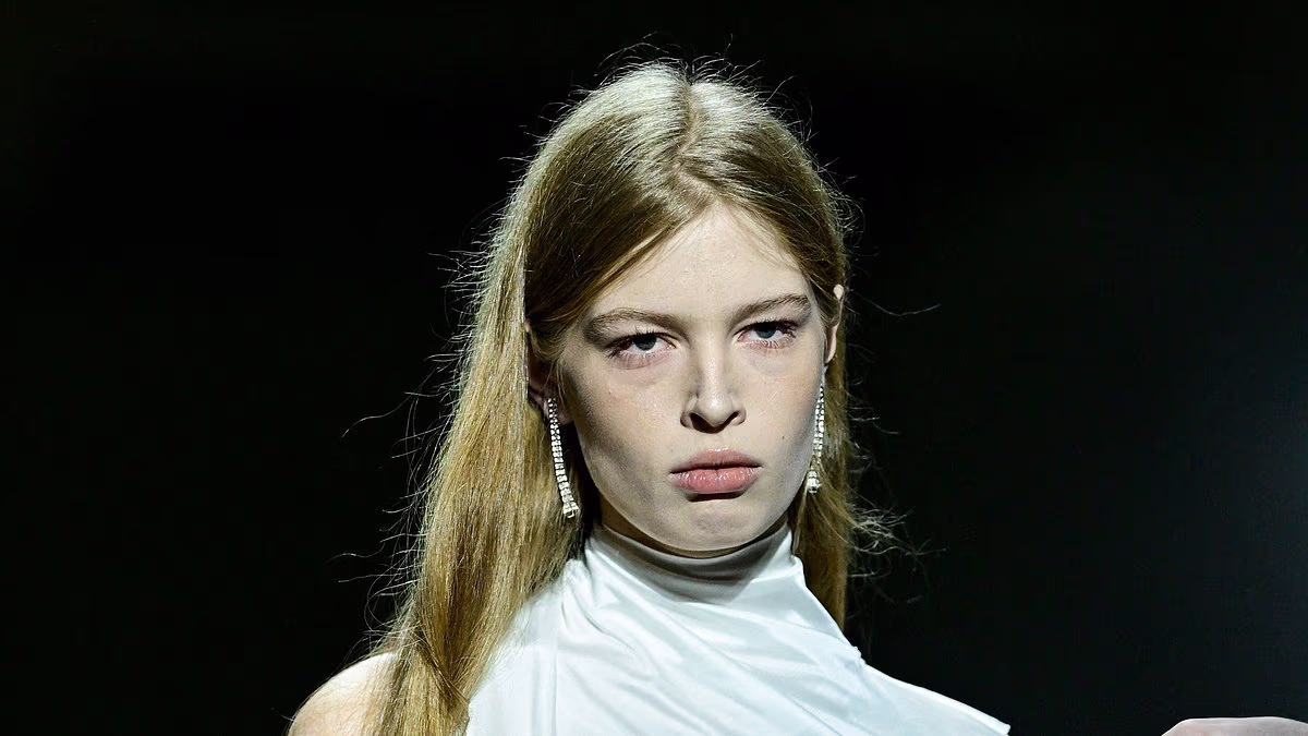 Elon Musk's transgender daughter wears gown at Milan Fashion Week