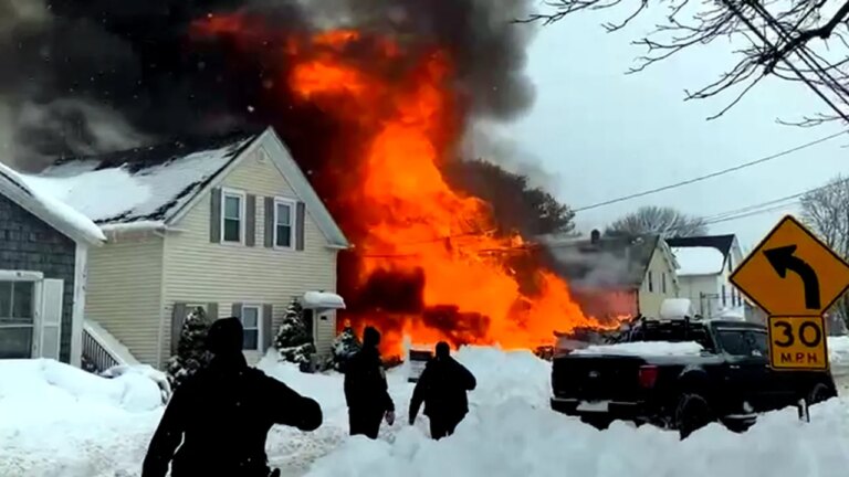 Massachusetts Home Devastated by Explosion, Mother and Toddler Injured