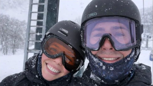 Hurst was enjoying a ski season in Japan when he tragically died.