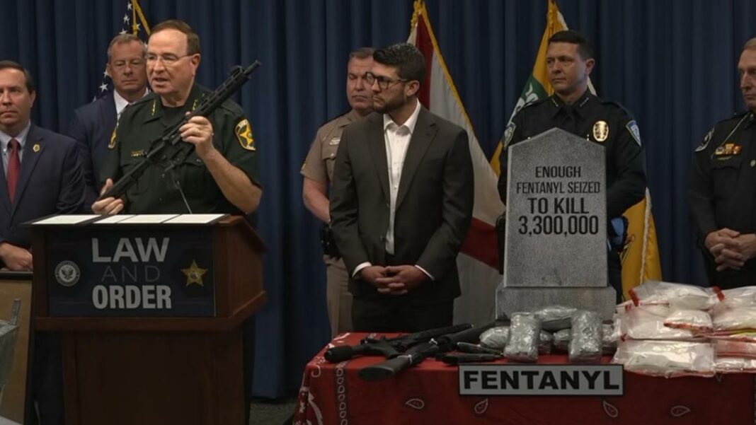 Florida AG Uthmeier, Polk Sheriff Judd announce 51 arrests in multi-agency drug trafficking busts