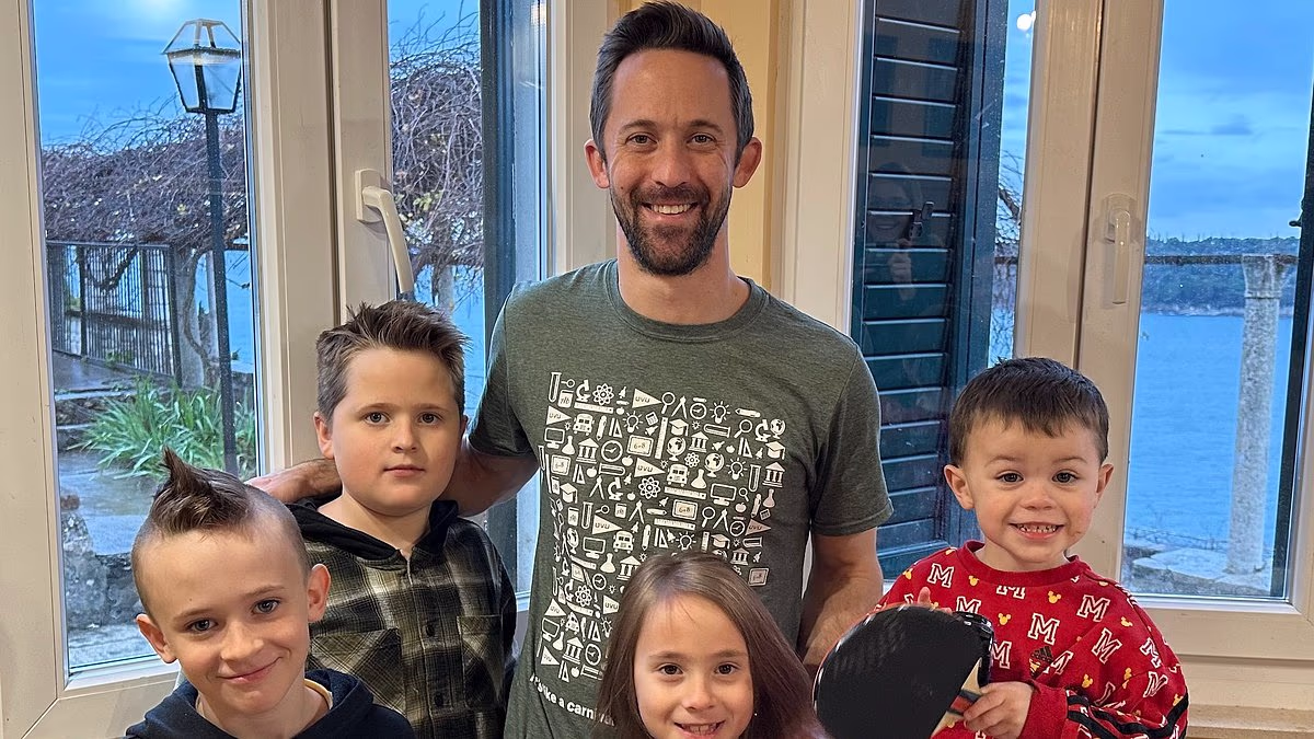 Four young Utah siblings return to father