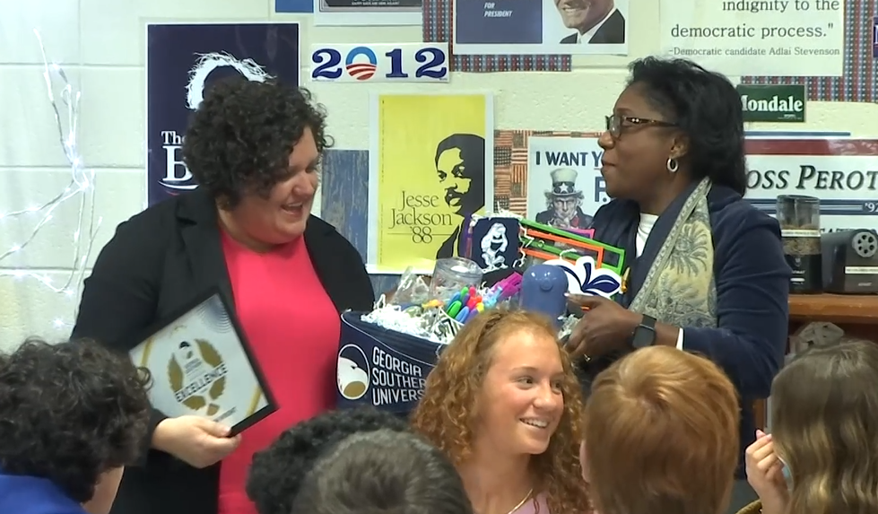 Georgia Southern honors Bulloch Co. teacher with Award