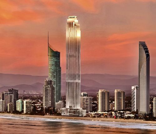 Proposed design for Trump tower on Gold Coast