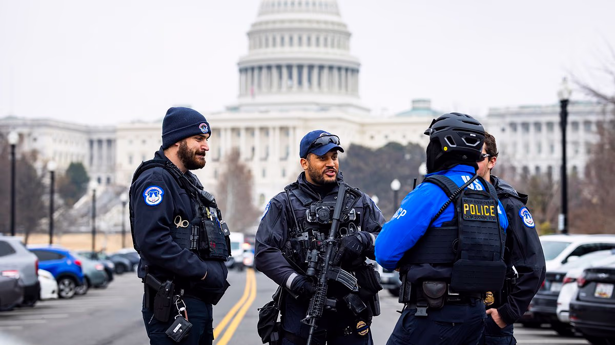 Gunman, 18, with loaded shotgun arrested after sprinting at US Capitol... cops reveal chilling new details
