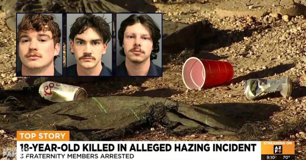 'Hadn't even finished the whole year': Fraternity brothers turn 'rush' event into 'hazing' party where freshman pledge died, cops say