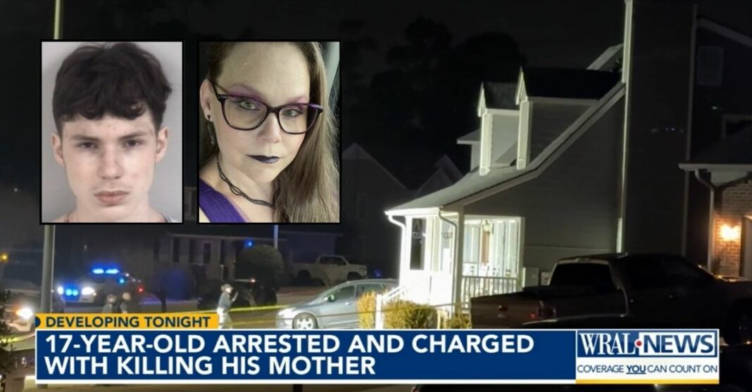 High school wrestler called grandparents after he stabbed mom to death and dumped her in a recycling bin: Police